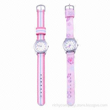 Children's Watches with Polyester Band